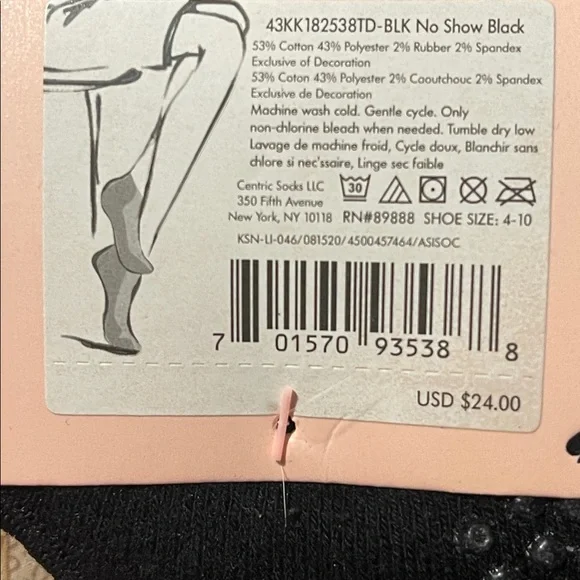 NWT Kate Spade barre socks - Picture 4 of 4